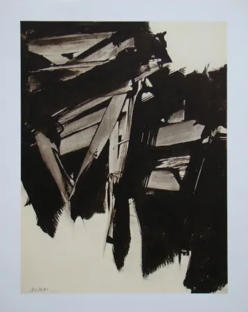 Lithograph Soulages (After) - Peinture sur papier - 1960
