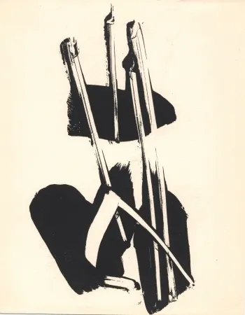 Lithograph Soulages - Depaysage