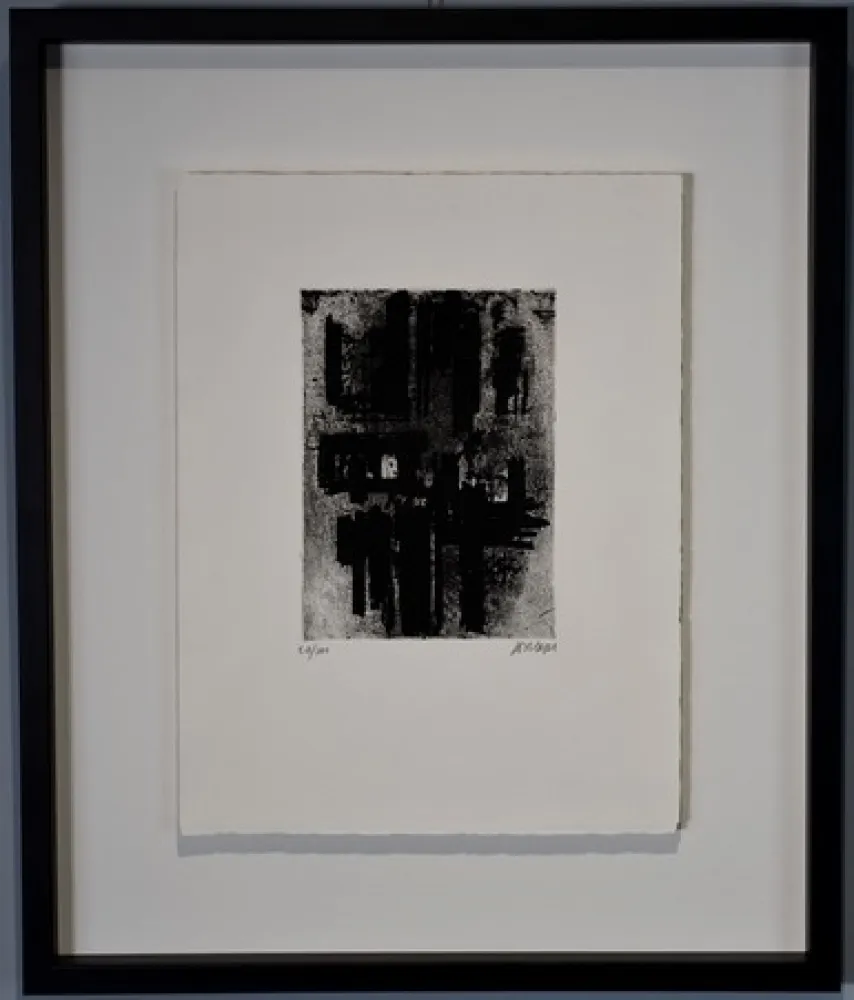 Engraving Soulages - EAU FORTE IV