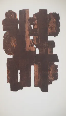 Lithograph Soulages - Eau Forte IX