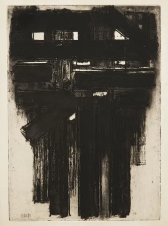Engraving Soulages - Eau-forte n° III