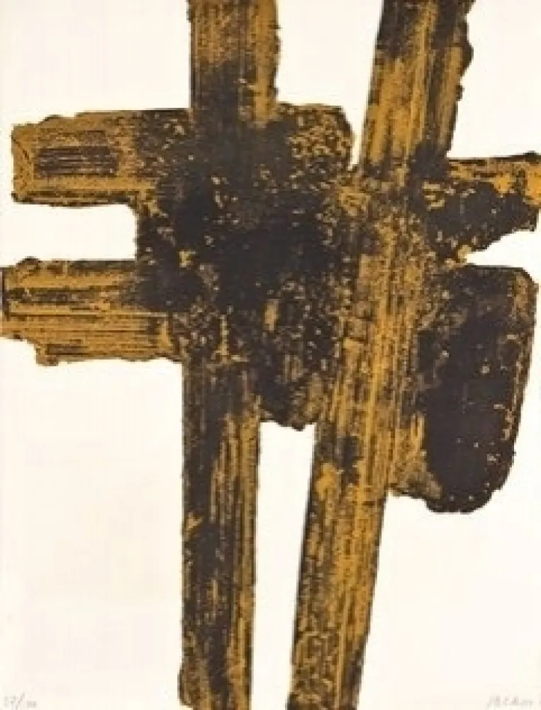 Etching And Aquatint Soulages - Eau forte n°18