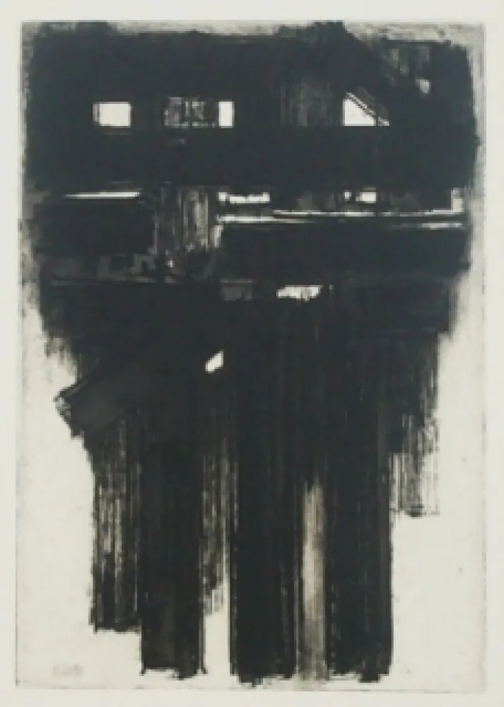 Engraving Soulages - Eau-forte n°3