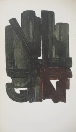 Lithograph Soulages - Eau Forte VIII