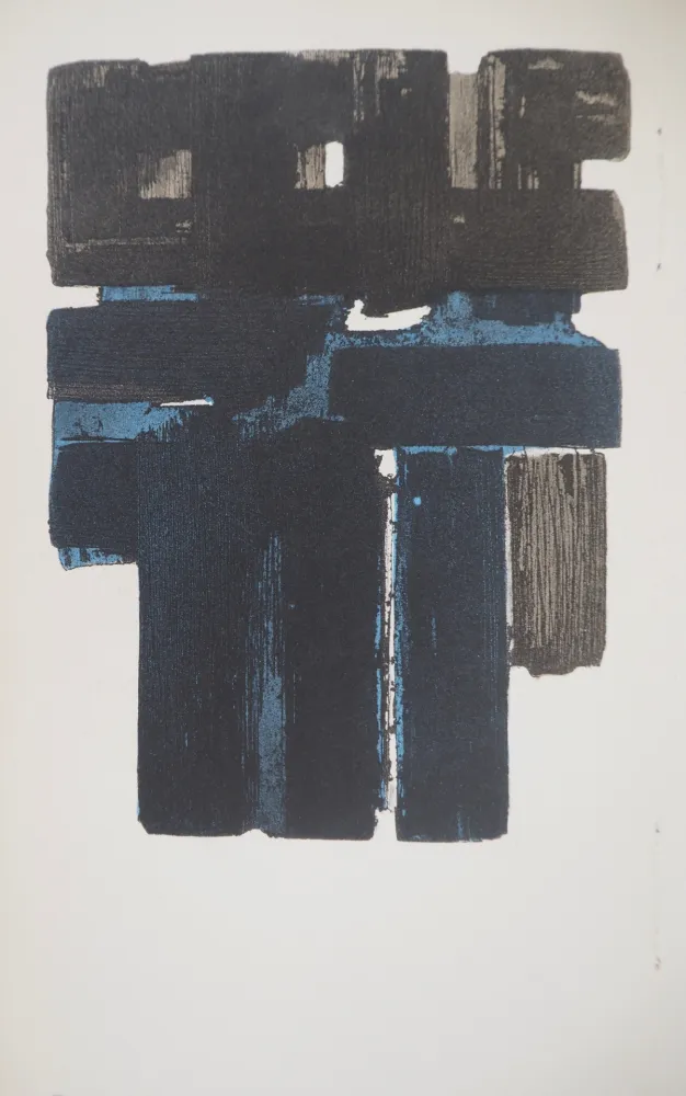 Lithograph Soulages - Eau Forte X