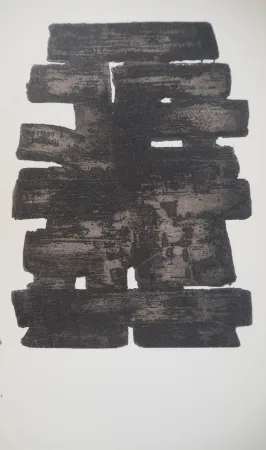 Lithograph Soulages - Eau Forte XIII