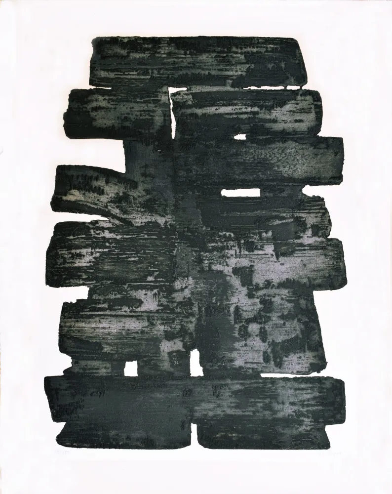 Engraving Soulages - Eau-forte XIII 