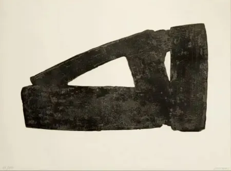 Etching Soulages - Eau-forte XXXII