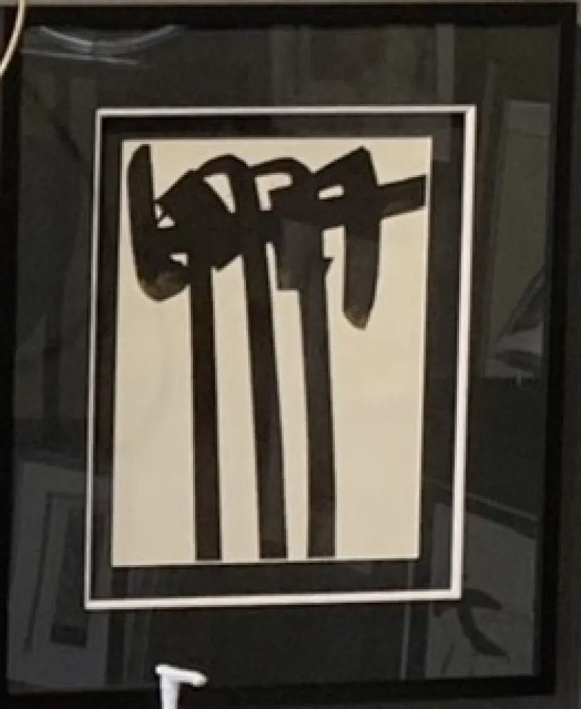 Lithograph Soulages - L 28