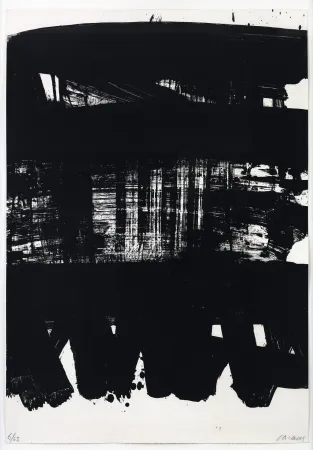 Lithograph Soulages - Lithographie 21