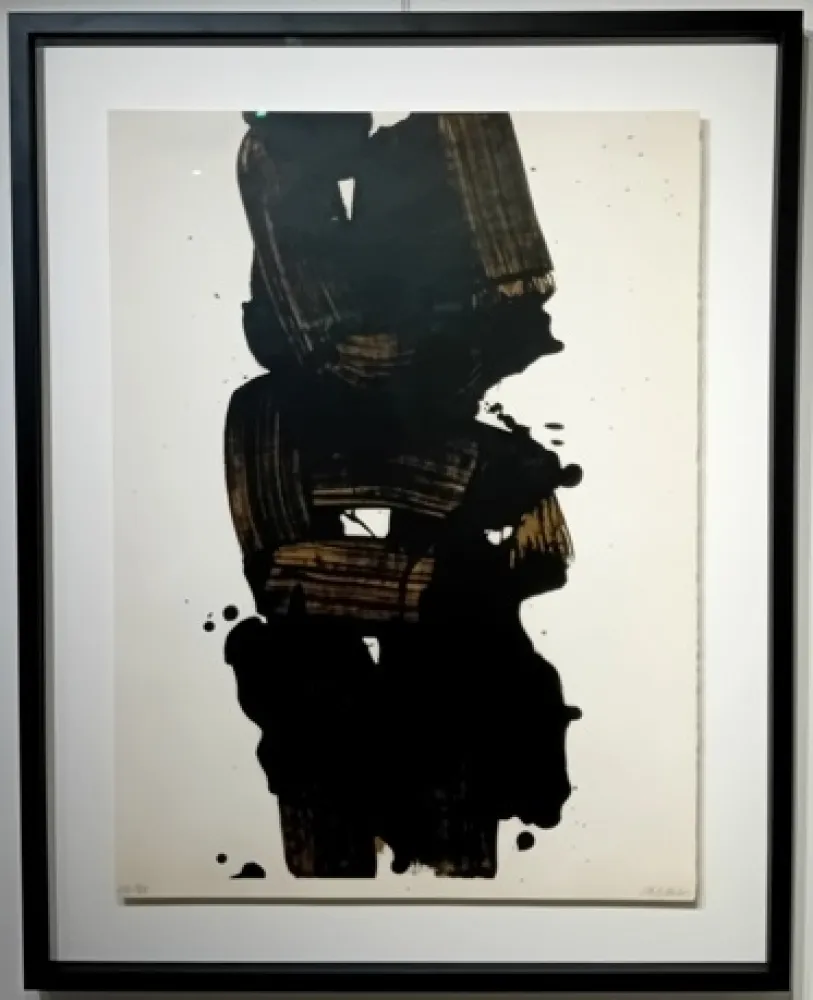Lithograph Soulages - Lithographie 25