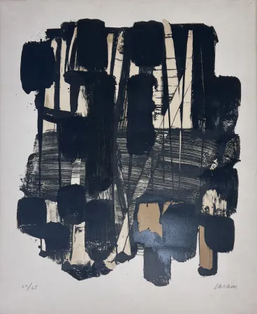 Lithograph Soulages - Lithographie n°11 