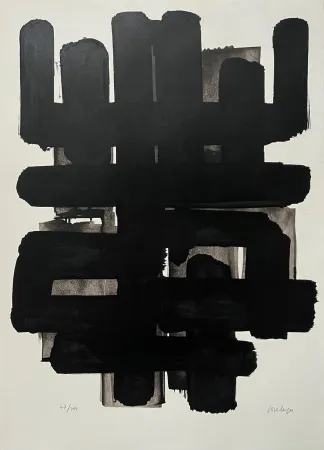 Lithograph Soulages - Lithographie n°3 