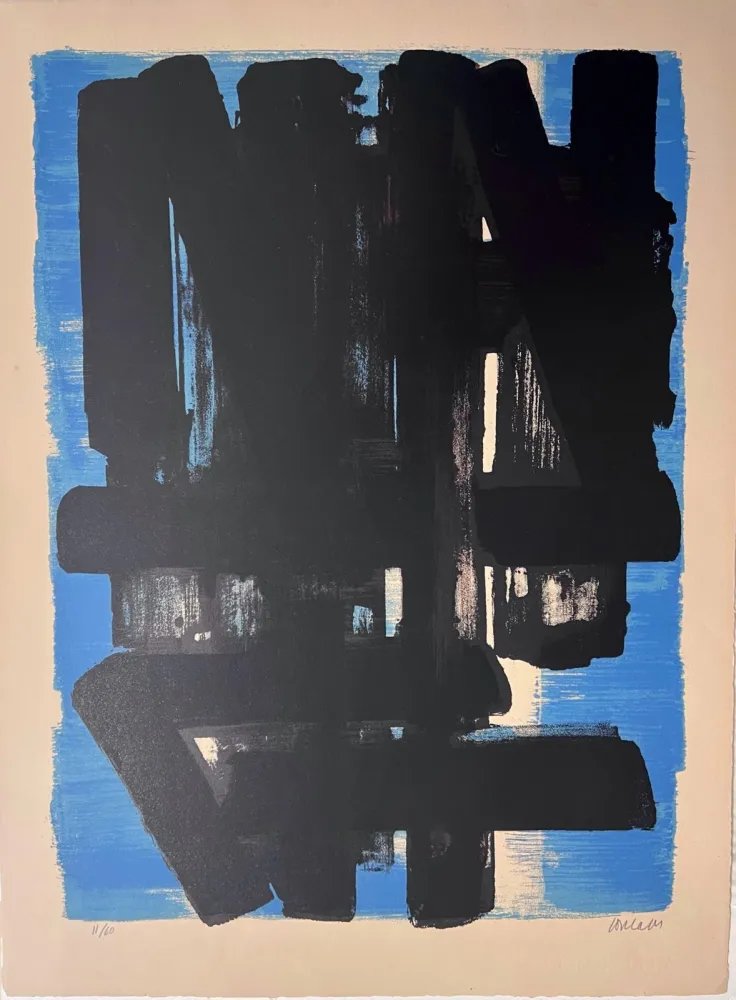 Lithograph Soulages - Lithographie n°5 
