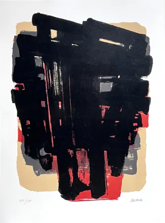 Lithograph Soulages - Lithographie n°8 