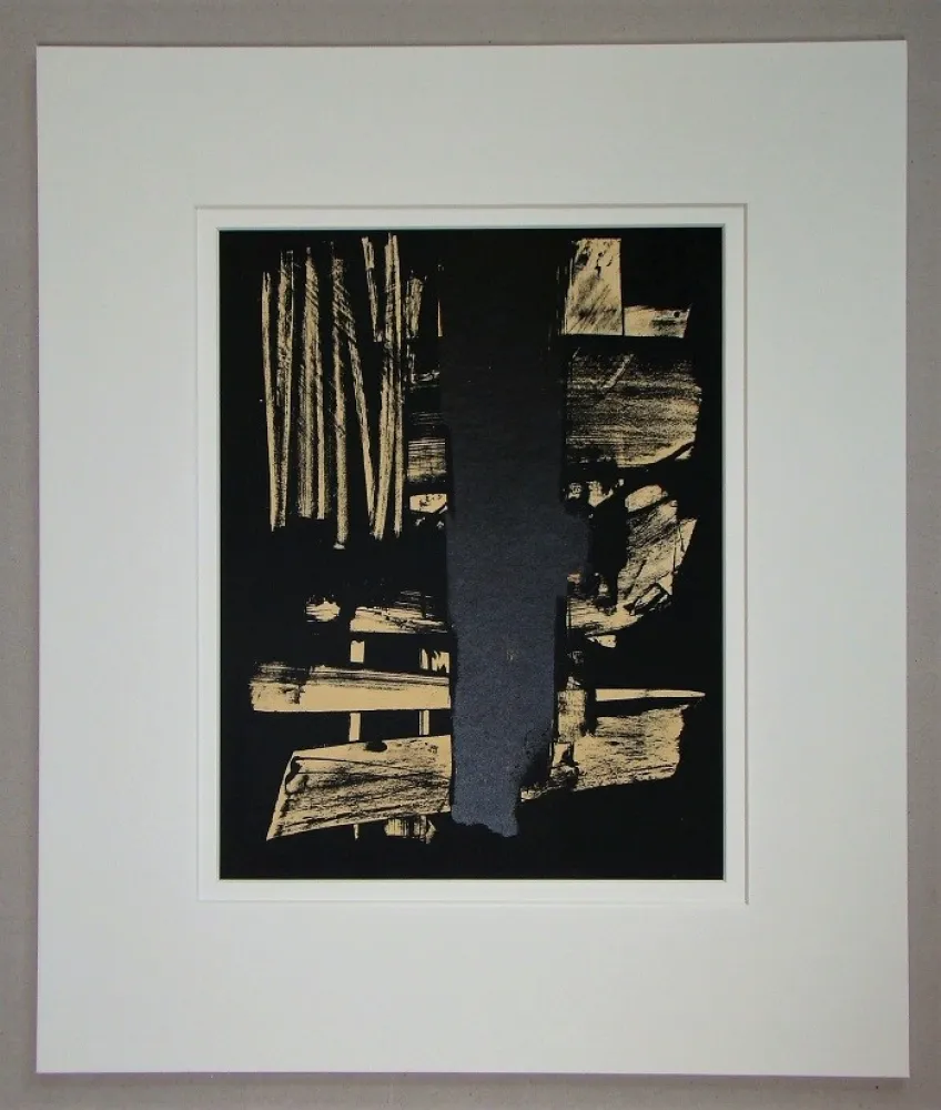 Lithograph Soulages - Lithographie N°9 
