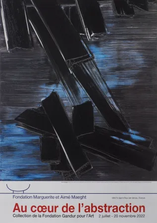 Illustrated Book Soulages - Peinture 24 août 1958