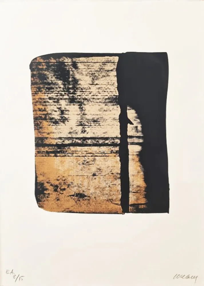 Screenprint Soulages - Sérigraphie n° 11 