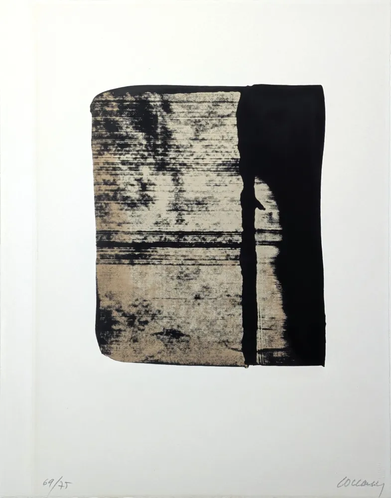 Screenprint Soulages - Sérigraphie n° 11 