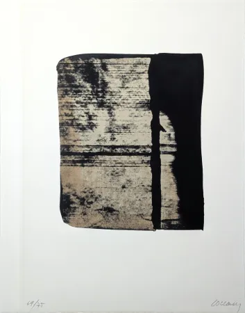 Screenprint Soulages - Sérigraphie n° 11 