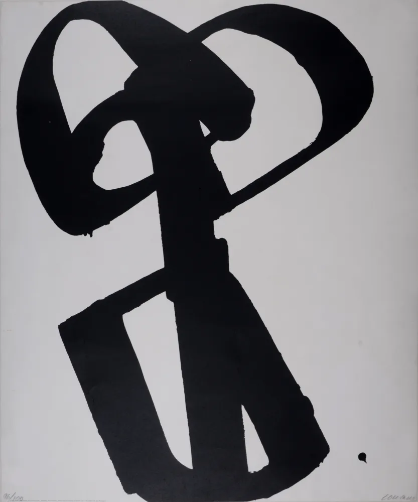 Screenprint Soulages - Sérigraphie n°1 – 1973