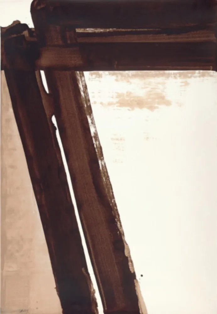 Screenprint Soulages - Sérigraphie n°15