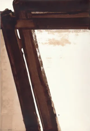 Screenprint Soulages - Sérigraphie n°15