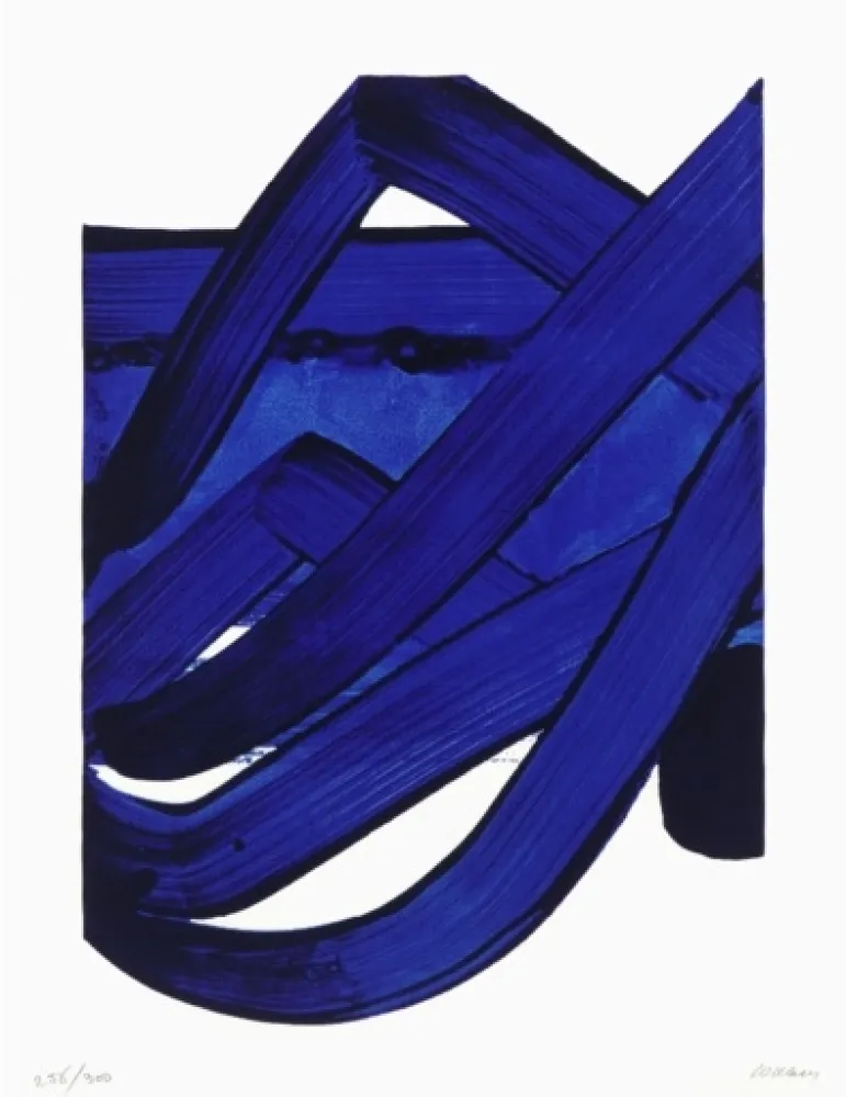 Screenprint Soulages - Sérigraphie N°18