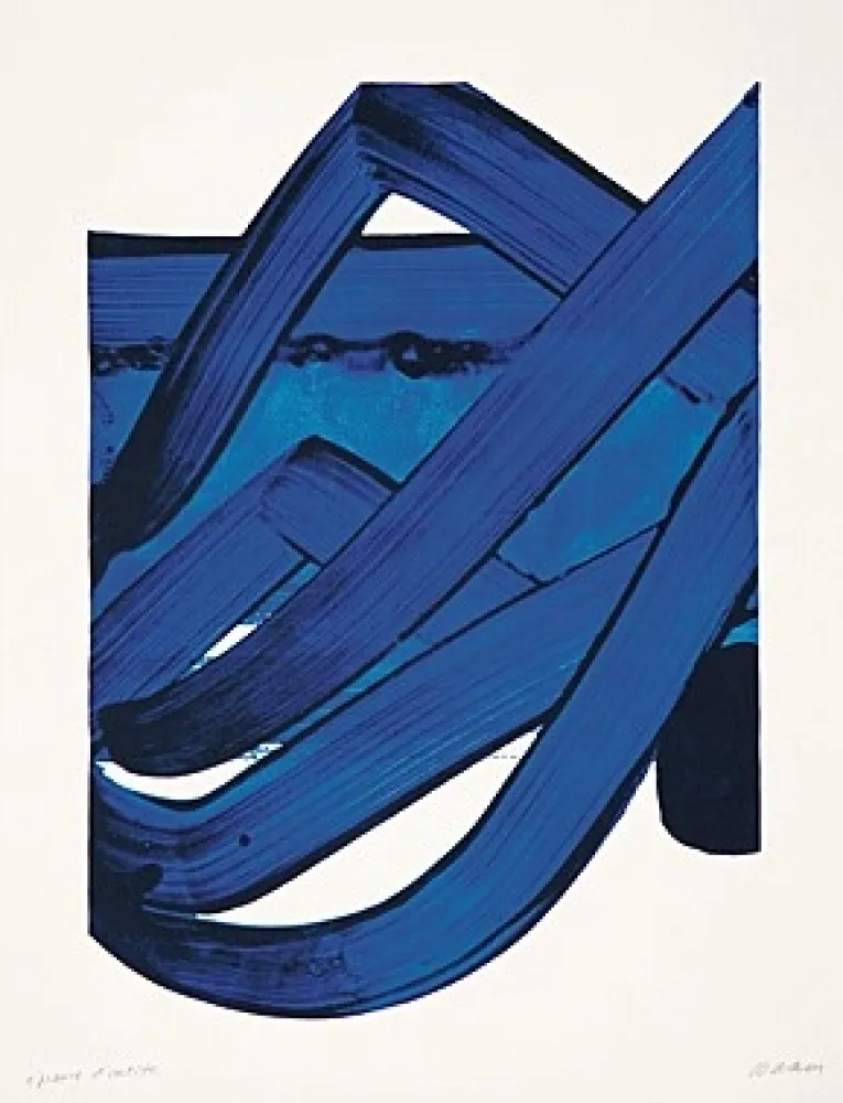 Screenprint Soulages - Sérigraphie N°18