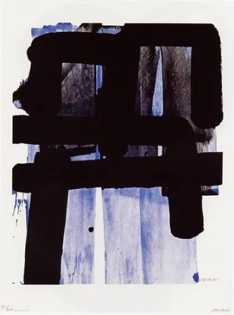 Screenprint Soulages - Serigraphie n°2