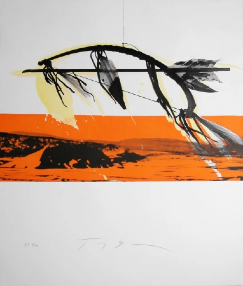 Lithograph Soulie - CHEROKEE lithographie de TONY SOULIE