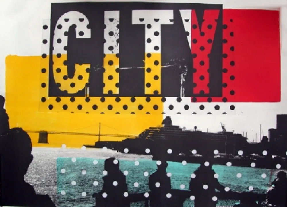 Lithograph Soulie - CITY Lithographie de Tony SOULIE