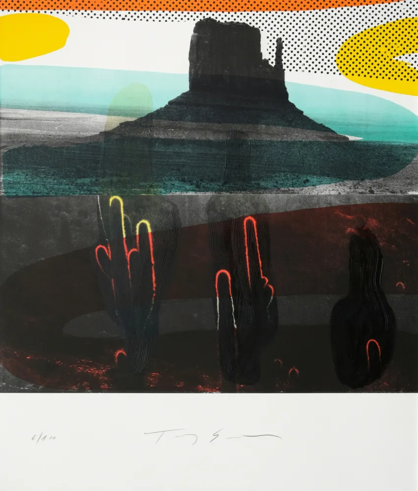 Lithograph Soulie - Monument Valley I I