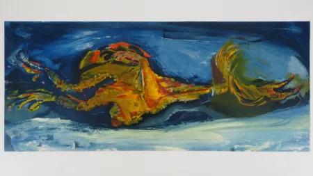 Lithograph Soutine - Le Coq