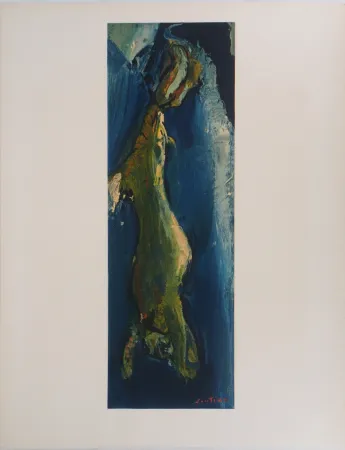 Lithograph Soutine - Lièvre pendu