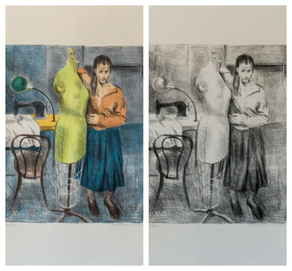 Lithograph Soyer - Seamstress 1 Portfolio