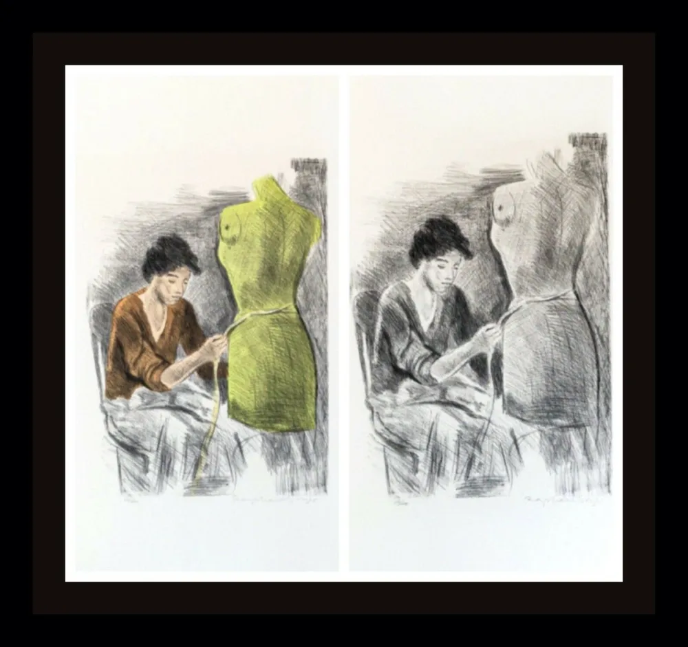 Lithograph Soyer - Seamstress II Portfolio
