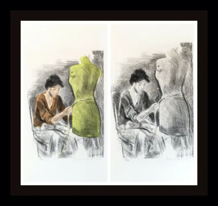 Lithograph Soyer - Seamstress II Portfolio