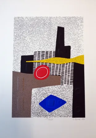 Woodcut Spacal - Paesaggio