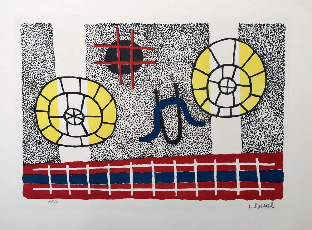 Lithograph Spacal - Stalla carsica