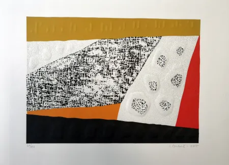 Woodcut Spacal - Tra i sassi del Carso