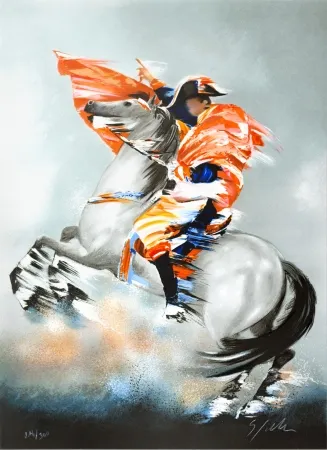 Lithograph Spahn - Bonaparte