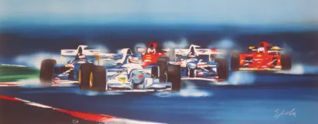 Lithograph Spahn - F I panoramique