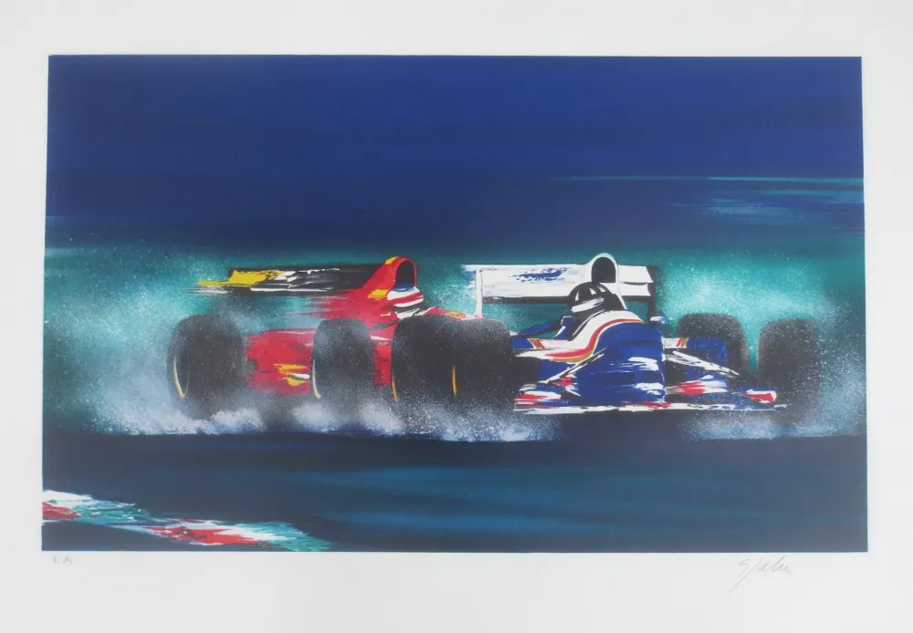 Lithograph Spahn - Formule I