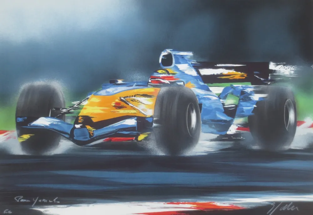 Lithograph Spahn - Formule I