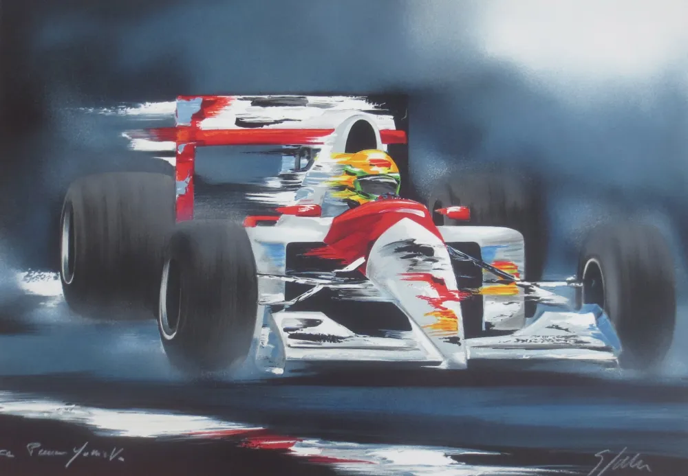 Lithograph Spahn - Formule I