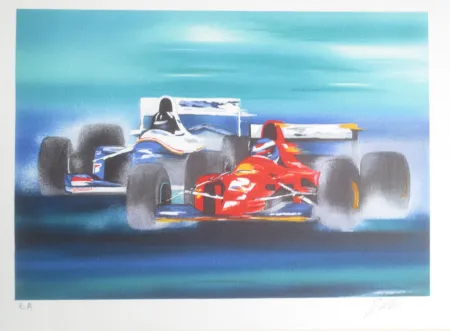 Lithograph Spahn - Formule I