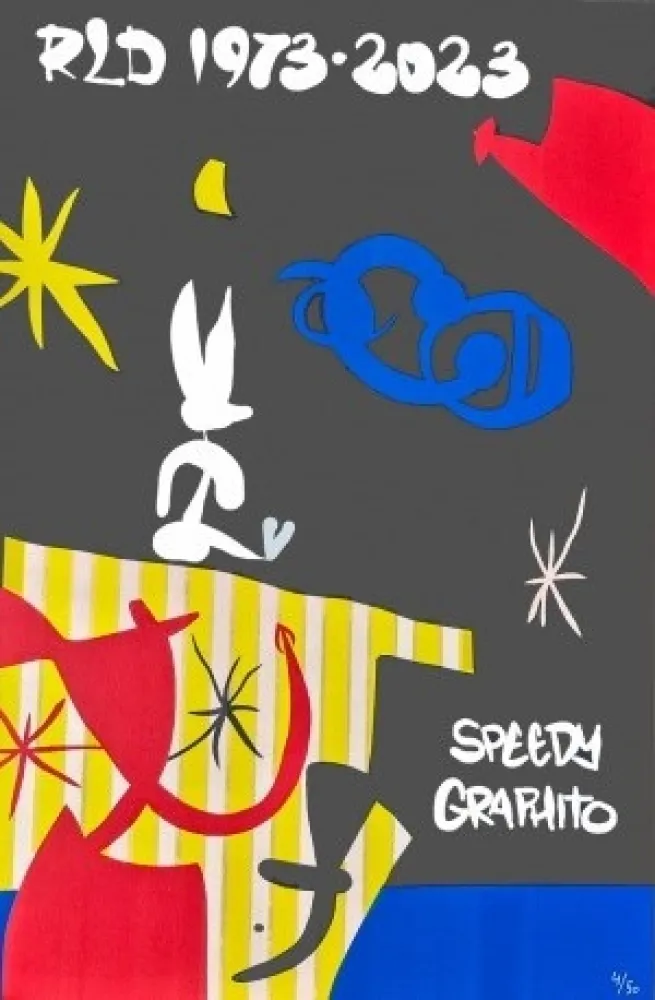 Poster Speedy Graphito - Affiche 50 ans Atelier RLD
