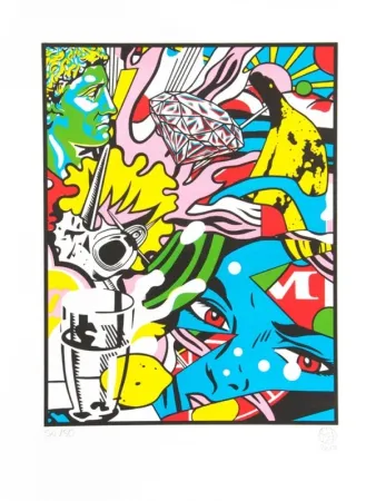 Lithograph Speedy Graphito - Diamond Dream