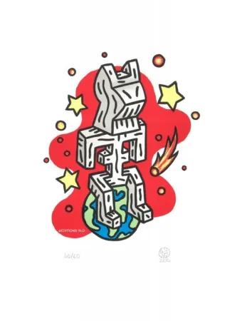 Lithograph Speedy Graphito - Seul au monde